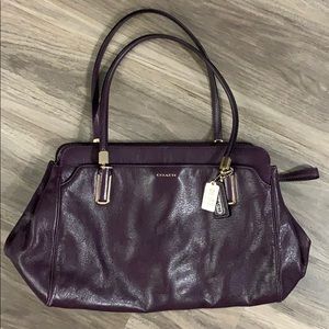 👜Dark Purple Coach Satchel 👜